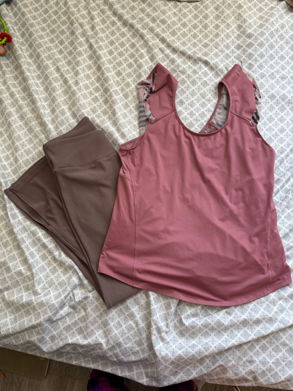 Calia Tank Top/ Move Theology Flared Leggings